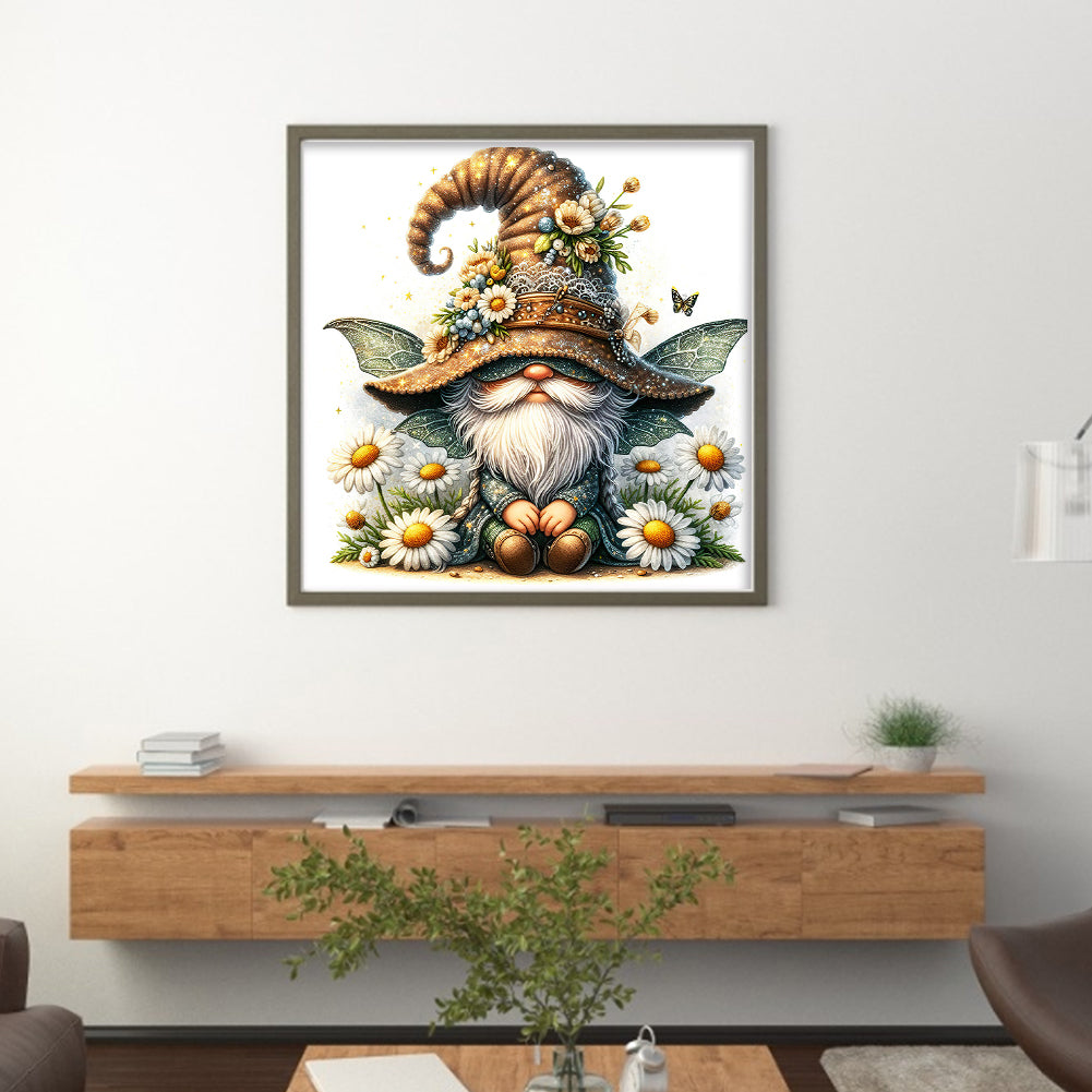 Dragonfly Goblin - 11CT Stamped Cross Stitch 45*45CM