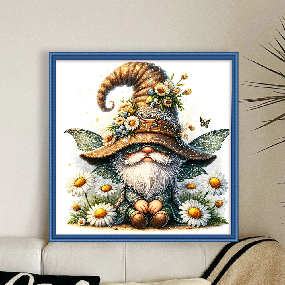 Dragonfly Goblin - 11CT Stamped Cross Stitch 45*45CM