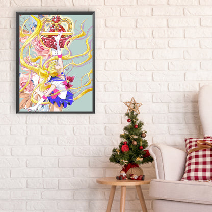 Sailor Moon - Full Round Drill Diamond Painting 30*40CM