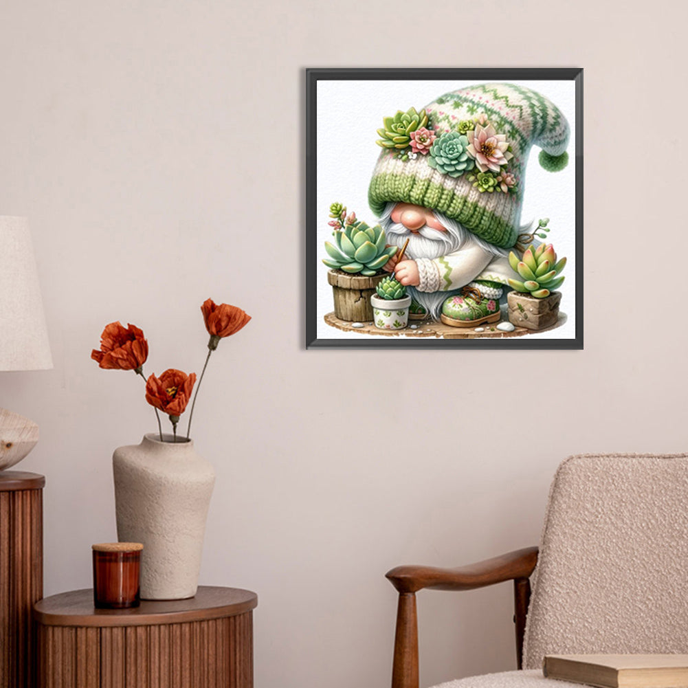 Succulent Goblin - Full Round Drill Diamond Painting 30*30CM