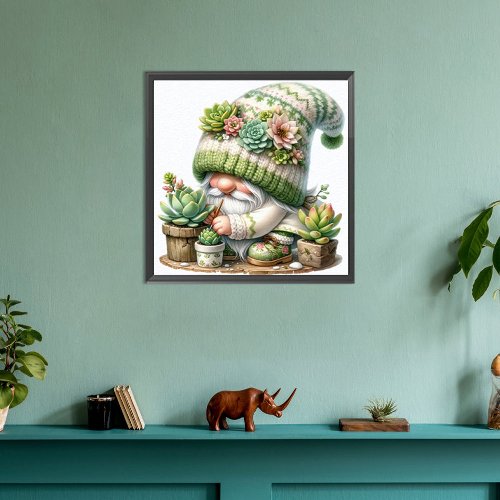 Succulent Goblin - Full Round Drill Diamond Painting 30*30CM