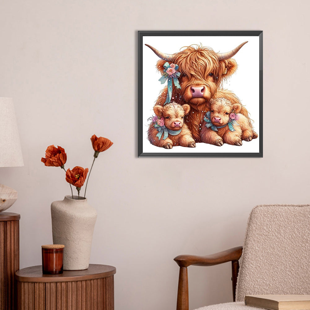 Yak - Full Round Drill Diamond Painting 30*30CM
