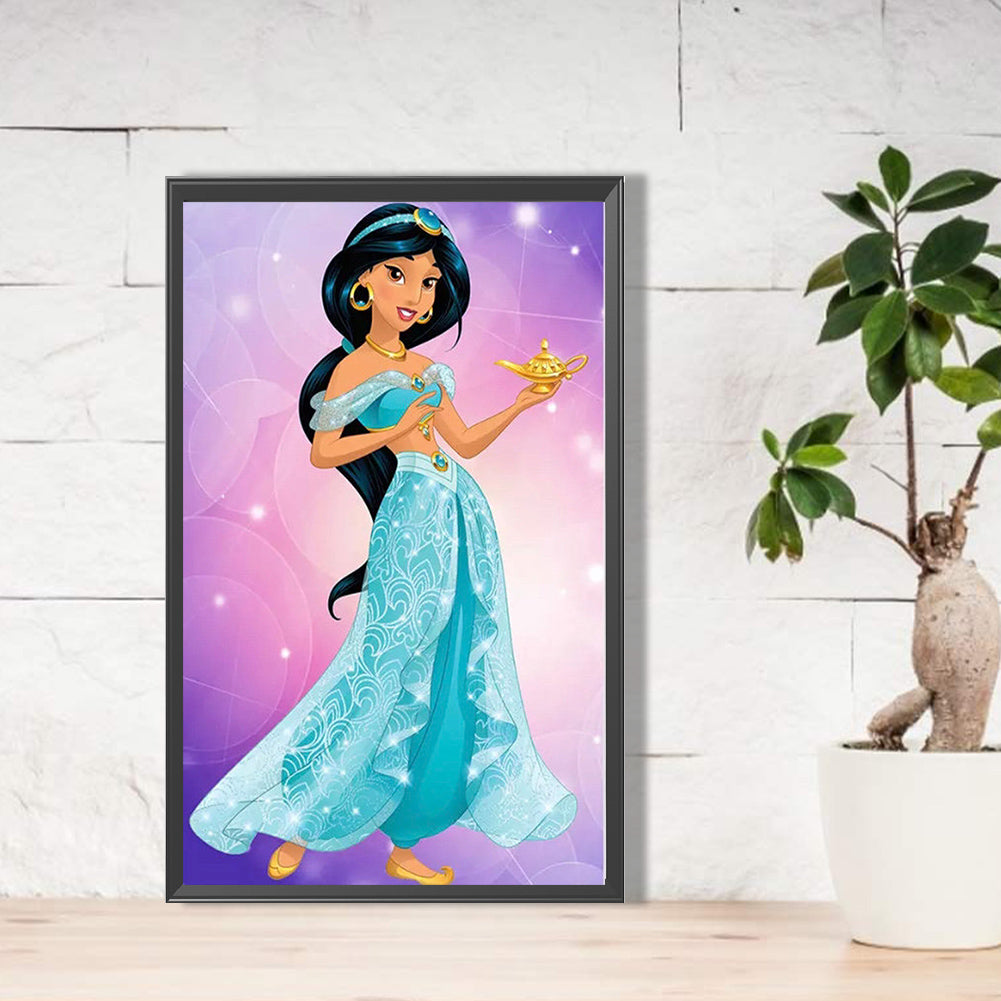 Princess Jasmine - Full Round Drill Diamond Painting 30*50CM