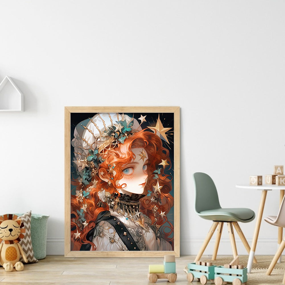 Girl - 11CT Stamped Cross Stitch 40*56CM