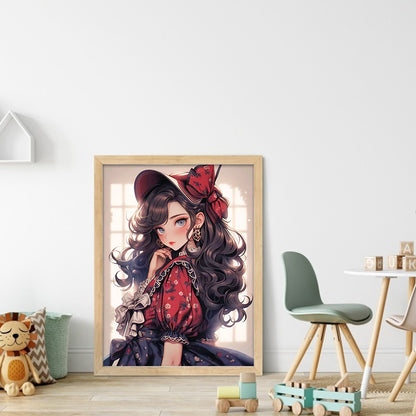 Girl - 11CT Stamped Cross Stitch 40*56CM