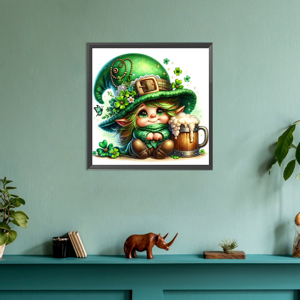 Clover Spirit St. Patrick'S Day - Full Round Drill Diamond Painting 30*30CM