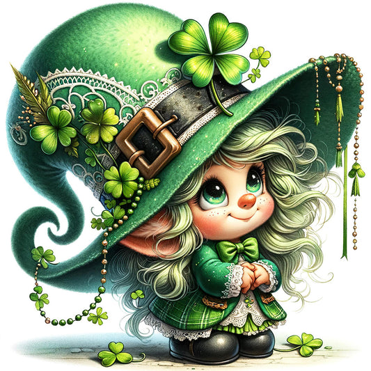 Clover Spirit St. Patrick'S Day - Full Round Drill Diamond Painting 30*30CM