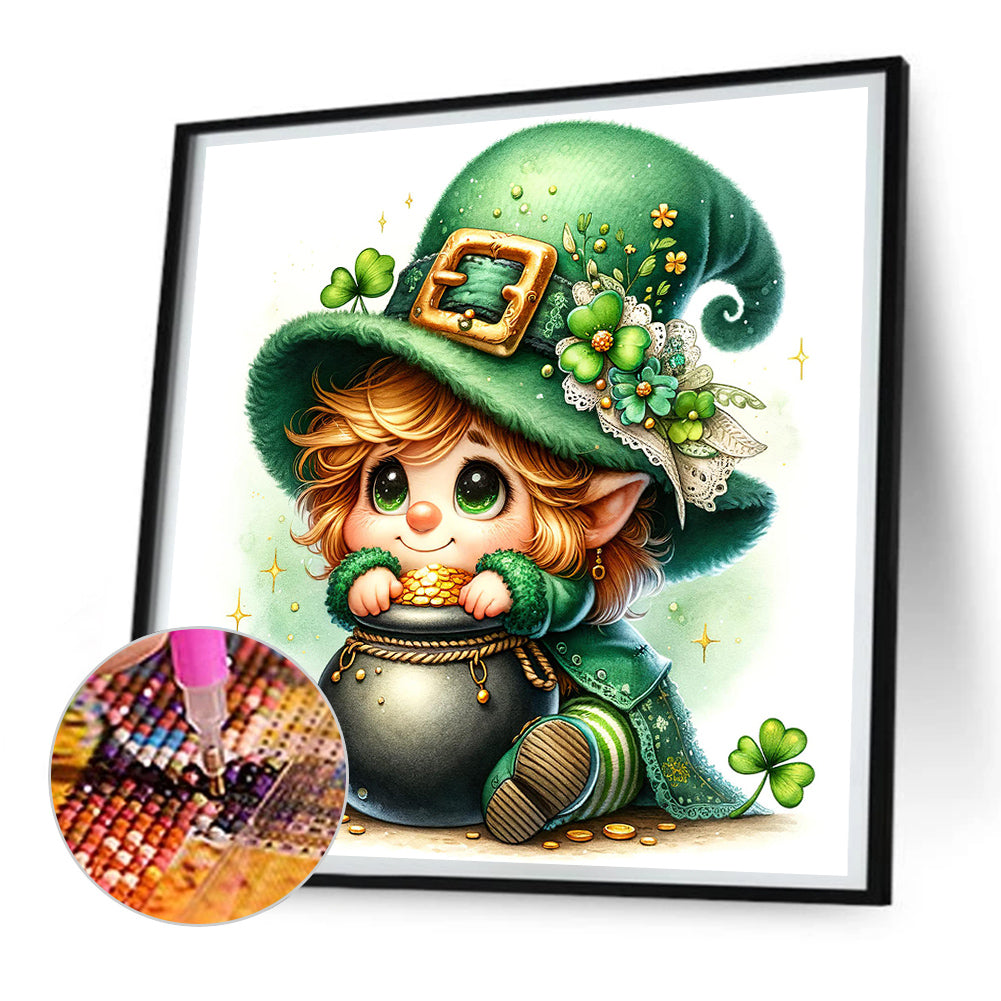 Clover Spirit St. Patrick'S Day - Full Round Drill Diamond Painting 30*30CM