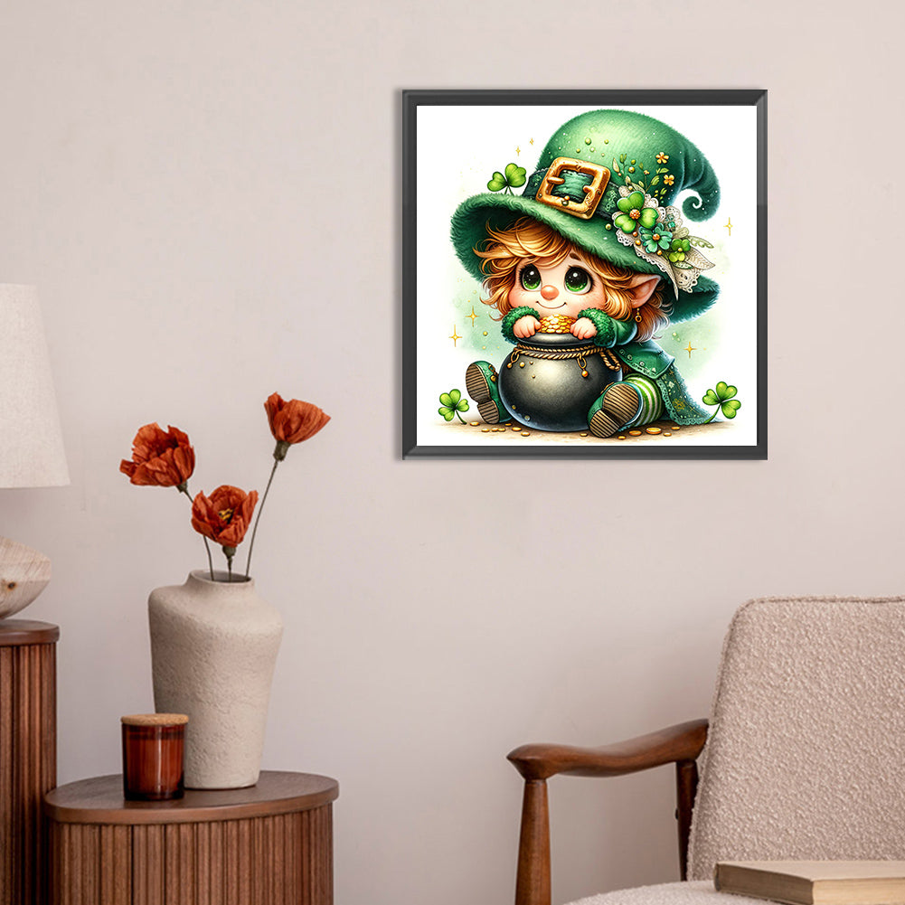 Clover Spirit St. Patrick'S Day - Full Round Drill Diamond Painting 30*30CM