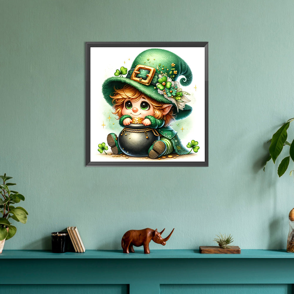 Clover Spirit St. Patrick'S Day - Full Round Drill Diamond Painting 30*30CM