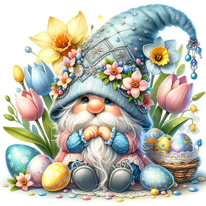 Easter Gnome - Full Round Drill Diamond Painting 30*30CM