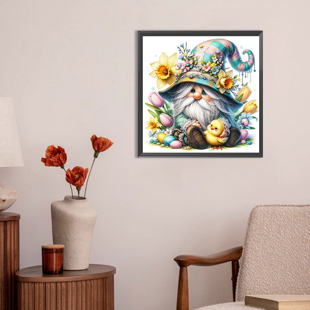 Easter Gnome - Full Round Drill Diamond Painting 30*30CM