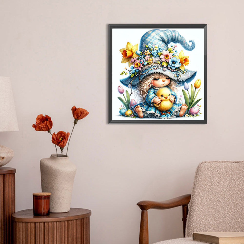 Easter Gnome - Full Round Drill Diamond Painting 30*30CM