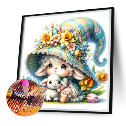 Easter Gnome - Full Round Drill Diamond Painting 30*30CM