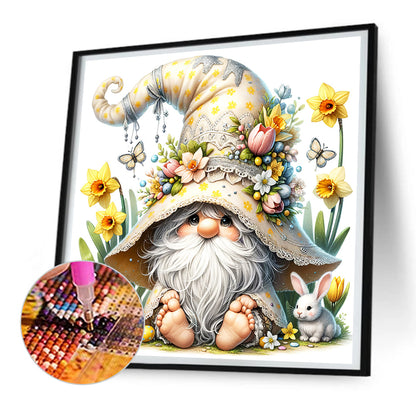 Easter Gnome - Full Round Drill Diamond Painting 30*30CM