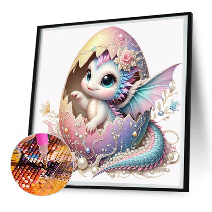 Gem Dinosaur Egg - Full Round Drill Diamond Painting 30*30CM