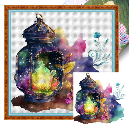 Lantern - 11CT Stamped Cross Stitch 40*40CM