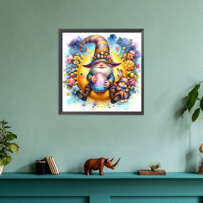 Easter Gnome - Full Round Drill Diamond Painting 30*30CM