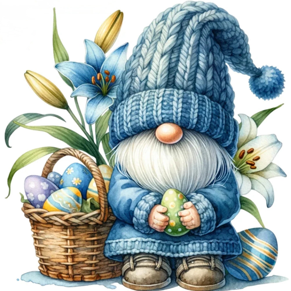 Easter Gnome - Full Round Drill Diamond Painting 30*30CM