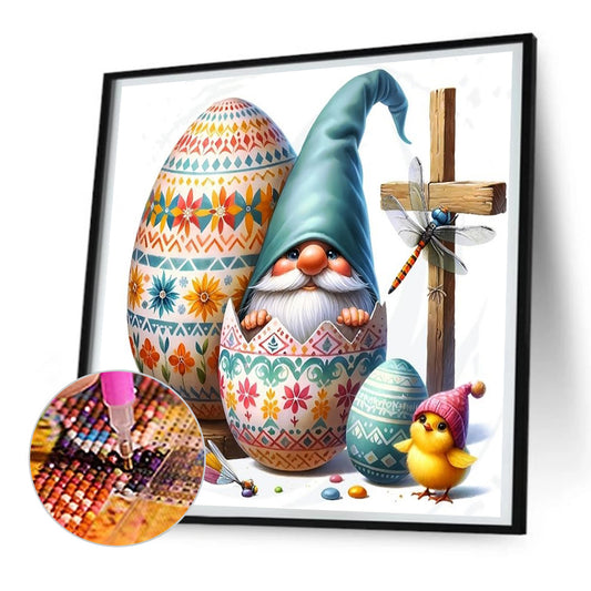 Easter Gnome - Full Round Drill Diamond Painting 30*30CM
