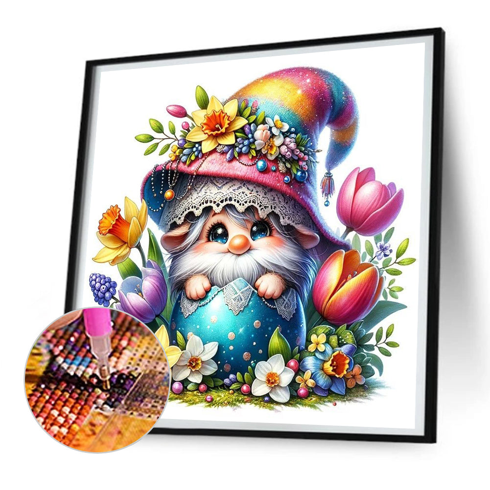 Easter Gnome - Full Round Drill Diamond Painting 30*30CM