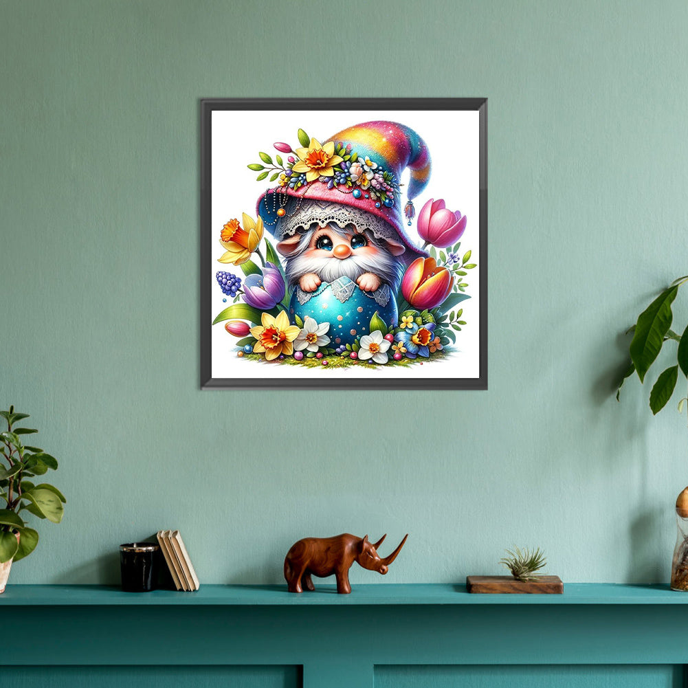 Easter Gnome - Full Round Drill Diamond Painting 30*30CM