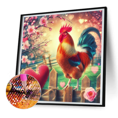 Outdoor Cock - Full Round Drill Diamond Painting 30*30CM