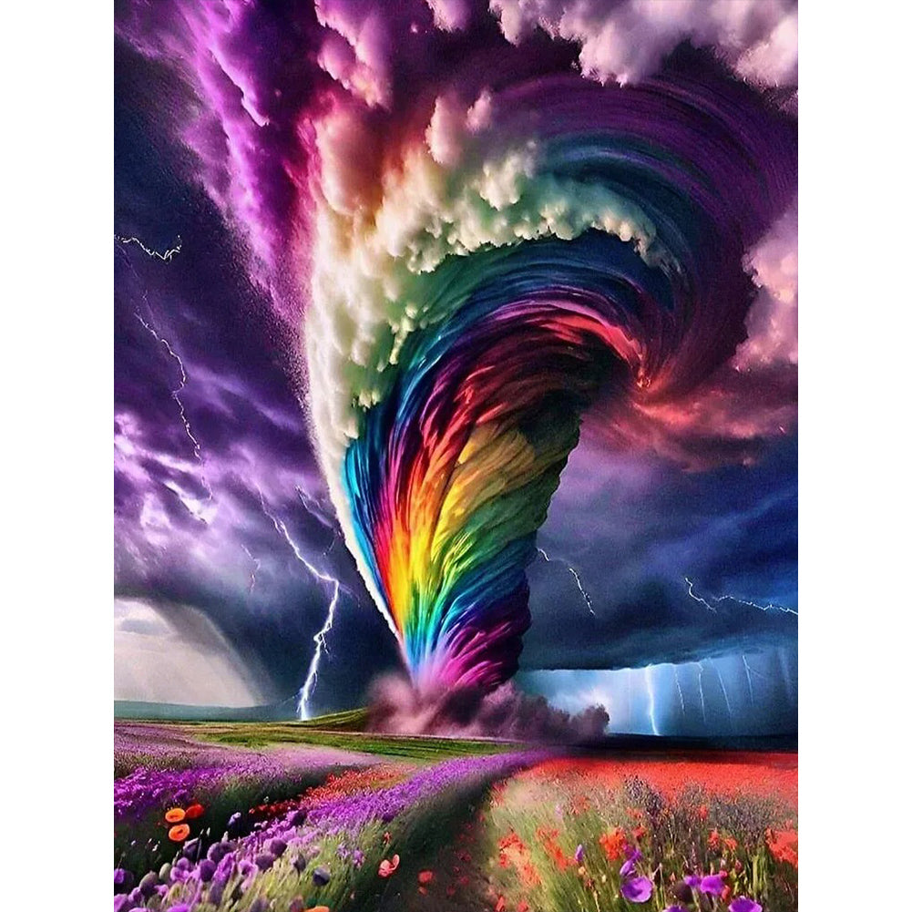 Colorful Clouds - Full Square Drill Diamond Painting 50*60CM