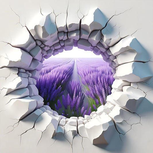 Garden Outside Wall - Full Round Drill Diamond Painting 30*30CM