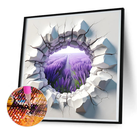 Garden Outside Wall - Full Round Drill Diamond Painting 30*30CM