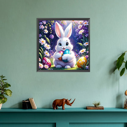 Easter Bunny Eggs - Full Round Drill Diamond Painting 30*30CM