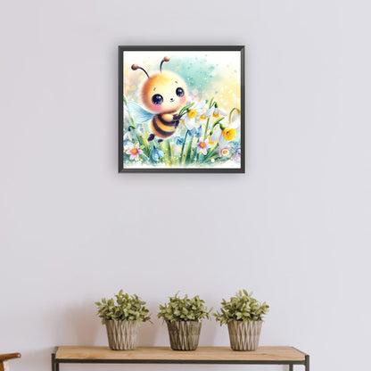 Spring Bee - Full Round Drill Diamond Painting 30*30CM