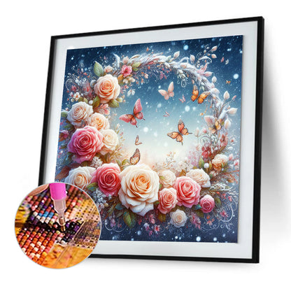 Garden - Full Round Drill Diamond Painting 30*30CM