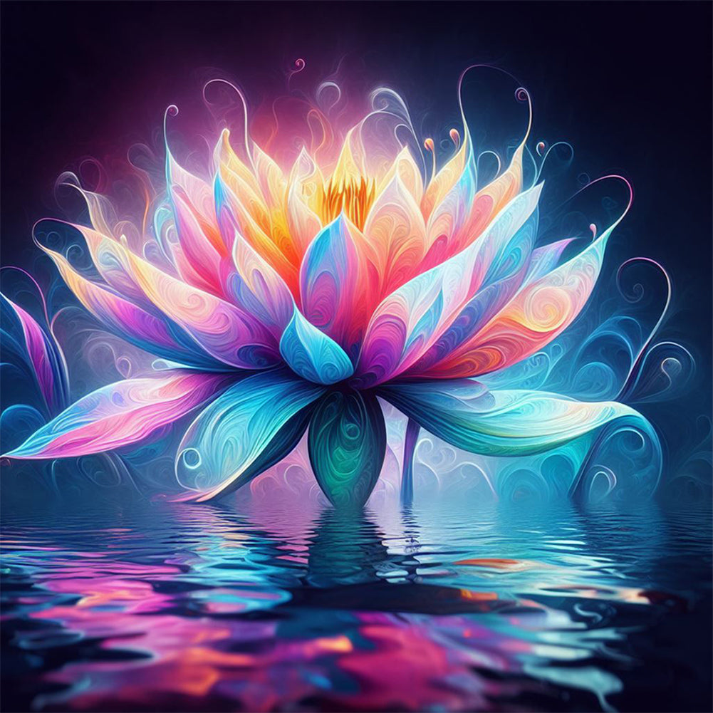 Colorful Flowers - Full Round Drill Diamond Painting 30*30CM