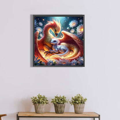 Phoenix And Dragon - Full Round Drill Diamond Painting 40*40CM