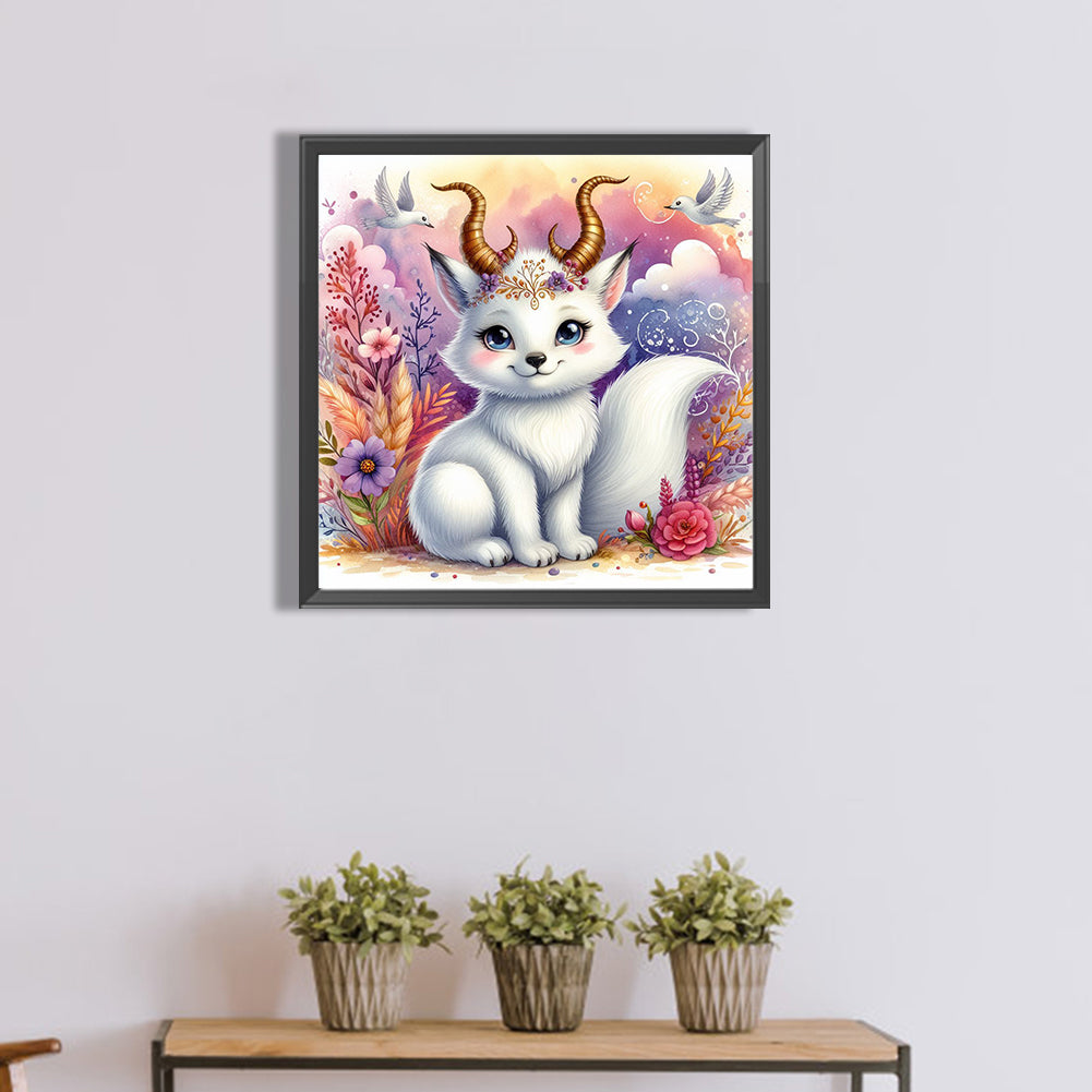 Fox - Full Round Drill Diamond Painting 40*40CM