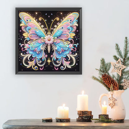 Fluorescent Butterfly - Special Shaped Drill Diamond Painting 30*30CM