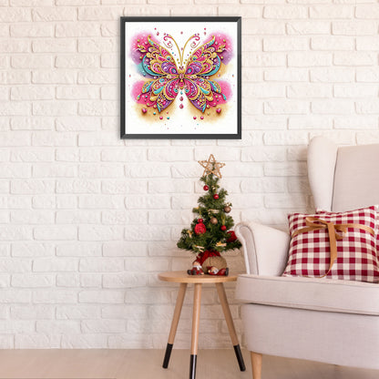 Colorful Candy Butterflies - Special Shaped Drill Diamond Painting 30*30CM