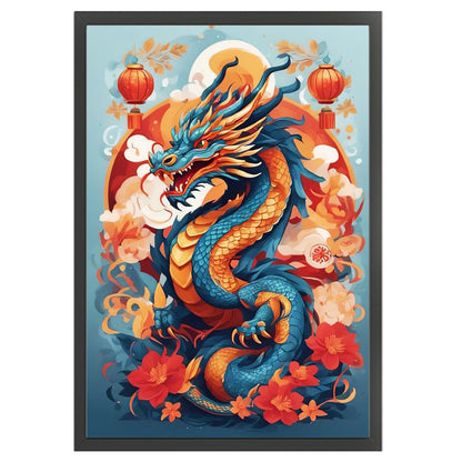 Dragon - 16CT Stamped Cross Stitch 40*60CM