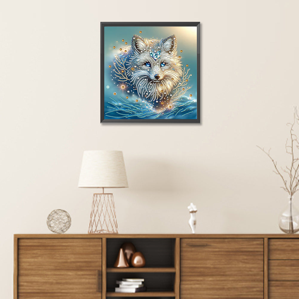 Hidden Fox - Special Shaped Drill Diamond Painting 30*30CM