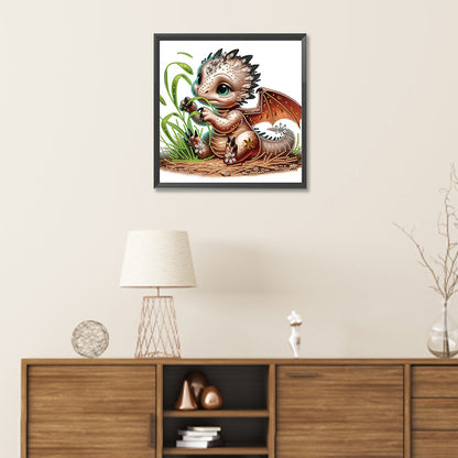 Little Flying Dragon - Special Shaped Drill Diamond Painting 30*30CM