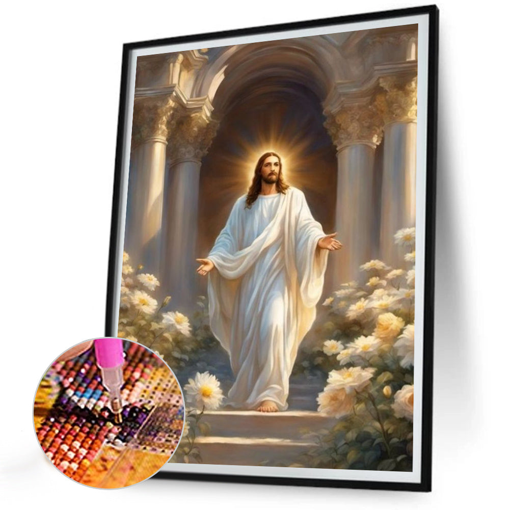 Jesus - Full Round Drill Diamond Painting 30*40CM