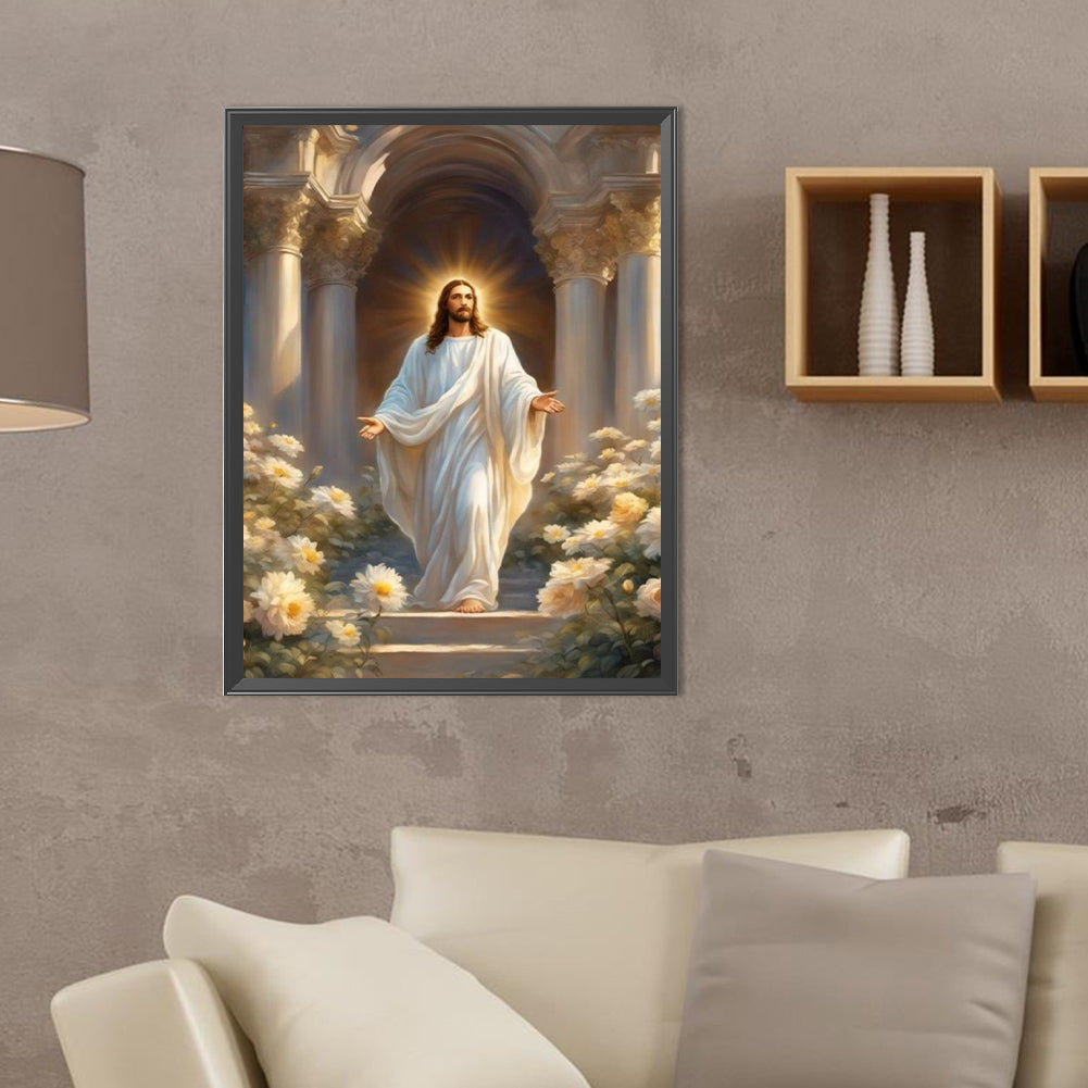 Jesus - Full Round Drill Diamond Painting 30*40CM