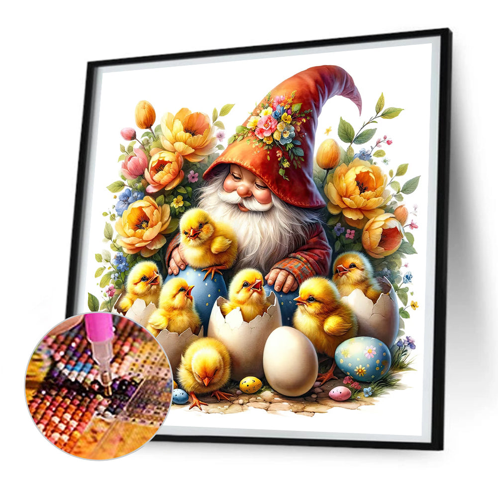 Goblin And Chicken - Full Round Drill Diamond Painting 30*30CM