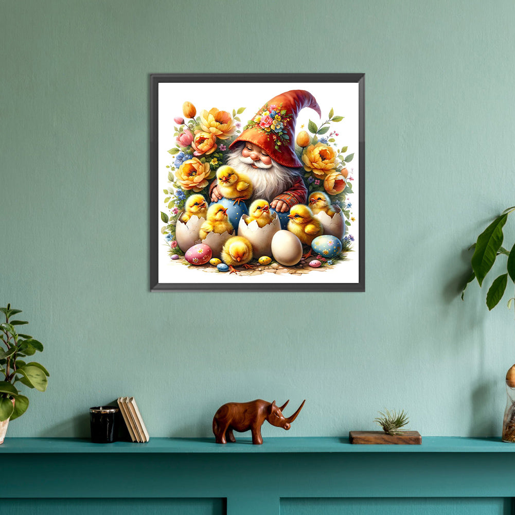 Goblin And Chicken - Full Round Drill Diamond Painting 30*30CM