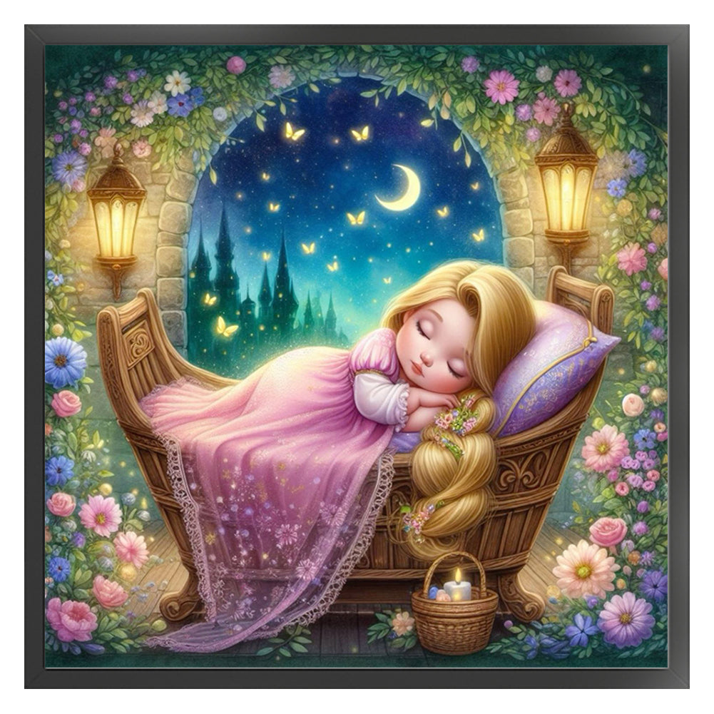 Disney - Rapunzel - 11CT Stamped Cross Stitch 50*50CM