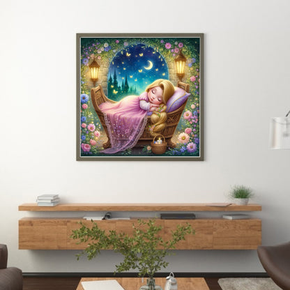 Disney - Rapunzel - 11CT Stamped Cross Stitch 50*50CM