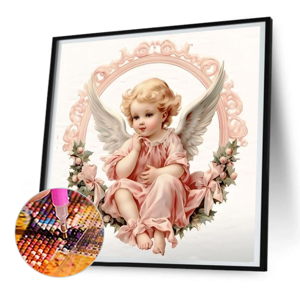 Angel Child - Full Round Drill Diamond Painting 30*30CM