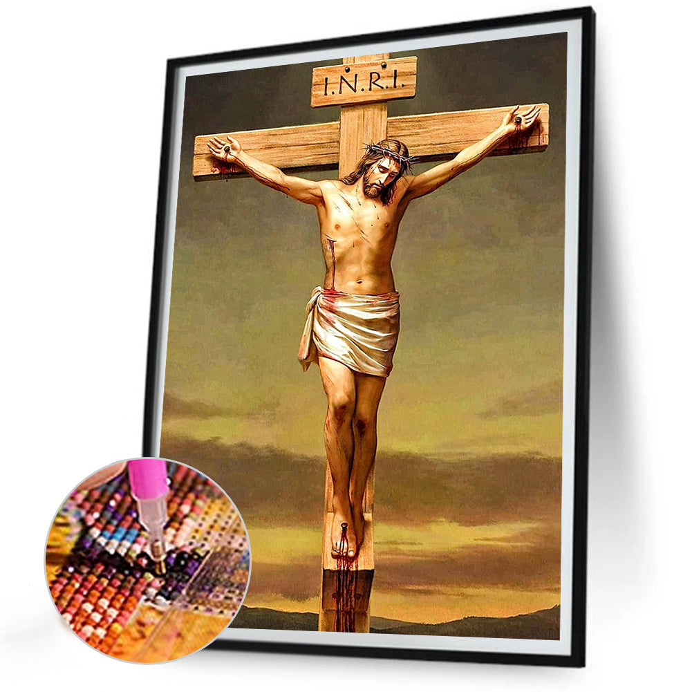 Jesus - Full Round Drill Diamond Painting 30*40CM