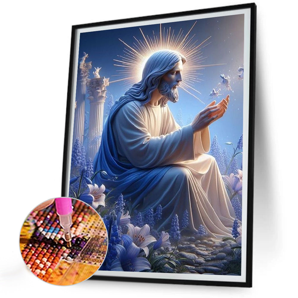 Jesus - Full Round Drill Diamond Painting 30*40CM